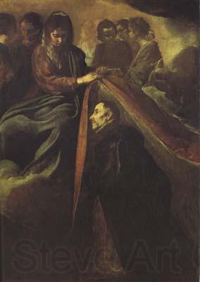 Diego Velazquez La Vierge imposant la chasuble a saint IIdefonse df02) Spain oil painting art